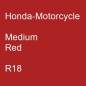 Preview: Honda-Motorcycle, Medium Red, R18.